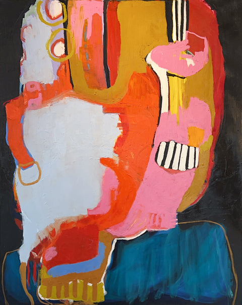 The Circus Never Travels Alone 60X48